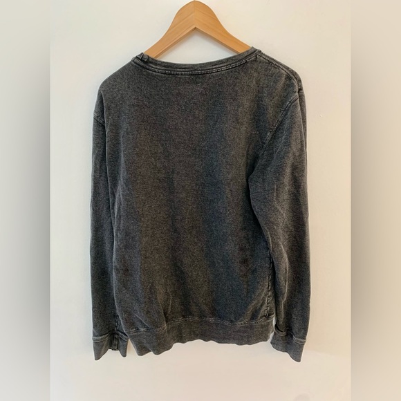 Route 66 clothing vintage crew neck sweatshirt, size M. Faded distressed black. - Picture 2 of 5